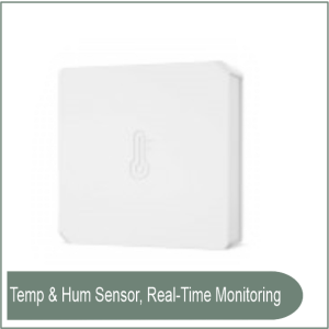 Sonoff SNZB-02 is a Zigbee Temperature and Humidity Sensor