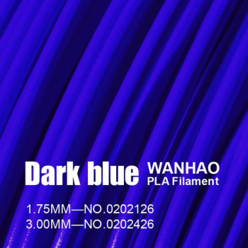 Wanhao 1.75mm 1kg ABS Filament - Dark Blue