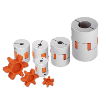 Large torque aluminum alloy star type plum coupling spring coupling three jaw servo motor coupling (20X25 5*5)
