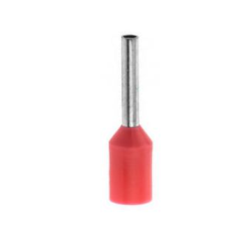 Red1.0MM SING INS Ferrules - Bootlace (50 Pcs)