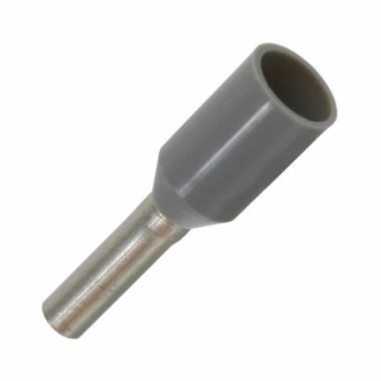 Grey 2.5MM SING INS Ferrules - Bootlace (50 Pcs)