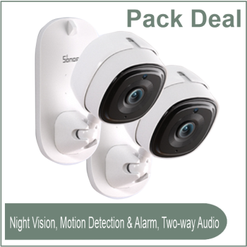 Sonoff S-CAM Slim WIFI smart Security Camera Two-Pack Deal