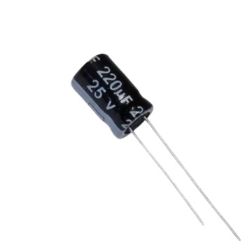 Electrolytic Capacitor 220uF 25 V (10 Pcs)
