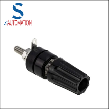 Black 4mm Banana Plug, Nickel Plated, 50V dc, 16A