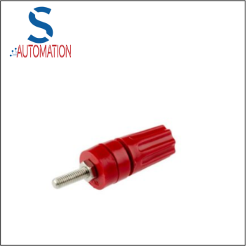 Red 4mm Banana Plug, Nickel Plated, 50V dc, 30A