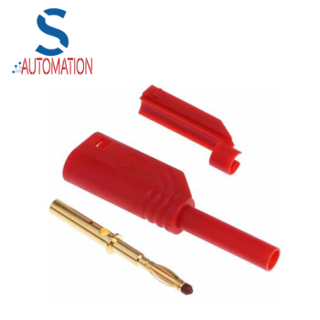 Hirschman Red Male Banana plug - Screw 1 pin
