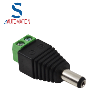 DC Plug 5.5 X 2.1 mm Male to Screw Terminal 2 way