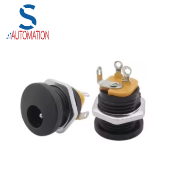 DC-022 5.5-2.1 Round hole screw nut dc power socket