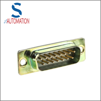15 way Male D-Sub Connector with Solder termination and High Density Stamped Pins