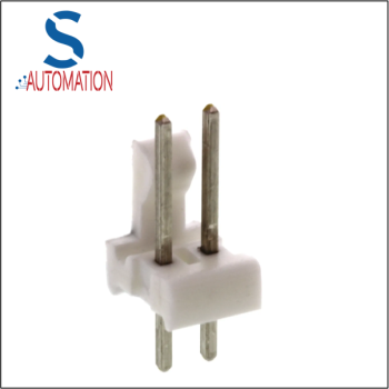 TE Connectivity MTA-100, 2.54mm Pitch, 2 Way, 1 Row, Straight PCB Header, Through Hole