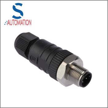 Lumberg Automation, 4 Pole Cable Mount M12 Connector Plug, Male Contacts