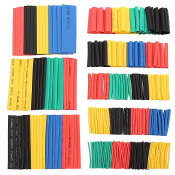 Polyolefin Halogen-Free Heat Shrink Tube Sleeving 5 Color 8 Size 328PCS