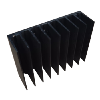 Black Anodized Heatsink 61mm x 83mm