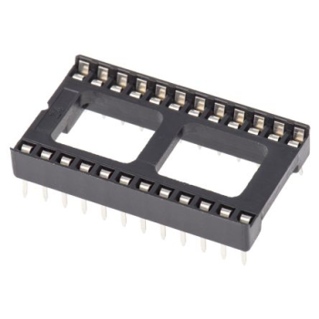 ASSMANN WSW 2.54mm Pitch Vertical 40 Way, Through Hole Stamped Pin Open Frame IC Dip Socket, 1A A 40-LC-TT