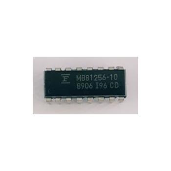 MB81256-10 Page Mode DRAM, 256KX1, 100ns, NMOS, CQCC18