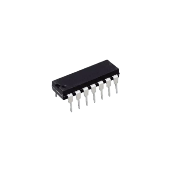 MC74HC04B1 Integrated circuit, hex 1-input inverter gate dip14