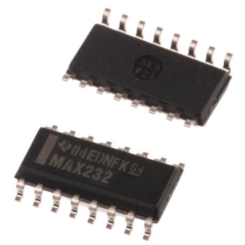 MAX232DR DUAL LINE TRANSCEIVER RS-232 5V 16 PIN 