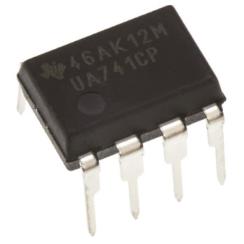 UA741CP Texas Instruments,, Op Amp, 1MHz, 8-Pin PDIP