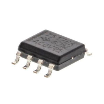 SN75176AD, Line Transceiver, RS-485, 5 V, 8-Pin SOIC