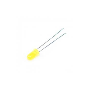 Yellow Led Diff 5MM 30MA 70MCD