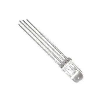 4 PIN TRI-COLOR (RGB) LED, COMMON ANODE (RED, GREEN, BLUE) 5MM