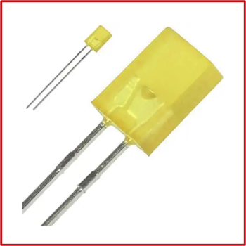 LED Diffused Cylindrical 3mm Hyper Yellow