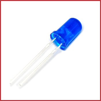 LED Diffused Cylindrical 3mm Hyper Blue