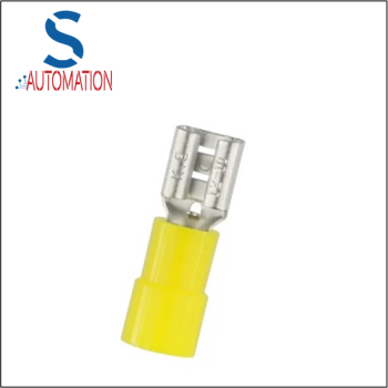 Female Press On Yellow Lug 9.5 mm (10 Pcs)