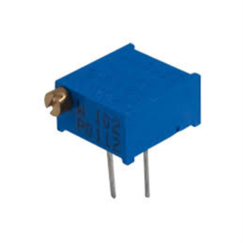 25-Turn Through Hole Trimmer Resistor with Solder Pin Terminations, 50Kohm 10% 0.5W 100ppm/°C
