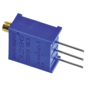 Carbon Trimmer Resistor with Solder Pin Terminations, 20Kohm 10%