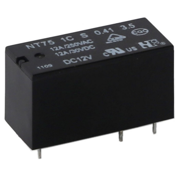 RELAY 12A 24V SPDT 0.41W 3.5 MM NT75 1C S