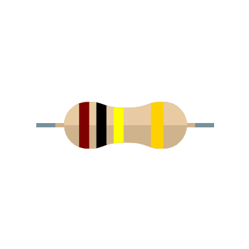 100k Carbon Film Resistor 1/4W ±5% CR25