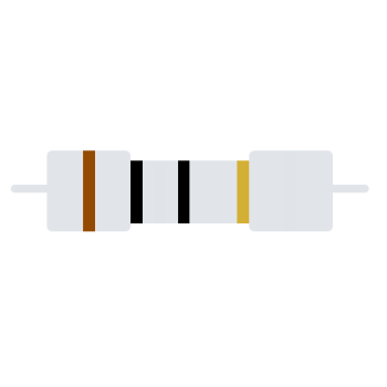 10k Carbon Film Resistor 1/4W 5% (10 Pcs)