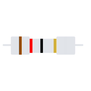 12Ω Carbon-Resistor 1/4 W 5%  (10 Pcs)