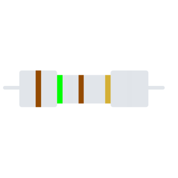 Carbon-Resistor 1/4W 5% CR25-150E