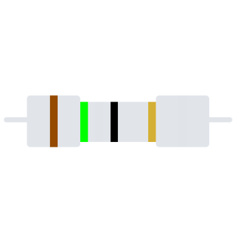 Carbon-Resistor 1/4 W 5% 15E