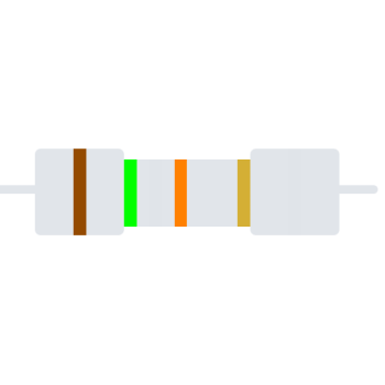 Carbon-Resistor 1/4W 5% CR25-15K