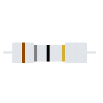Carbon-Resistor 1/4 W 5% 18E