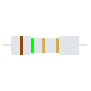 Carbon-Resistor 1/4 W 5% 1E5