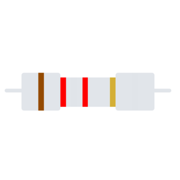 Carbon-Resistor 1/4 W 5%  1K2