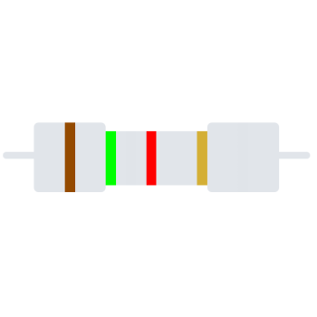 Carbon-Resistor 1/4W 5% CR25-1K5
