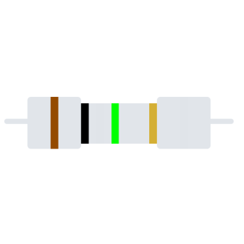 Carbon-Resistor 1/4 W 5% 1M