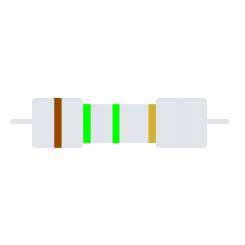 Carbon-Resistor 1/4 W 5% 1M5