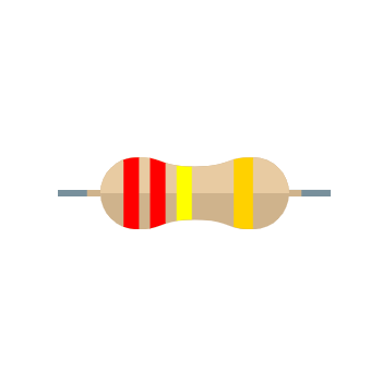 Carbon-Resistor 1/4 W 5% 220K (10 Pcs)