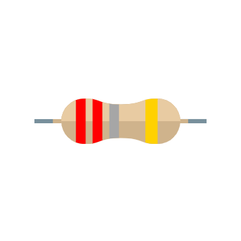 Carbon-Resistor 1/4 W 5% 22E