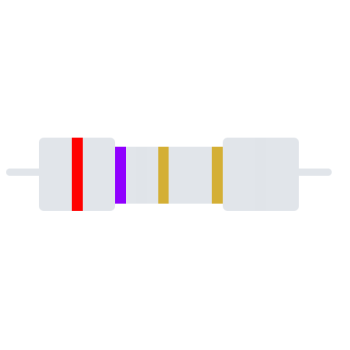 Carbon-Resistor 1/4W 5% 2E6
