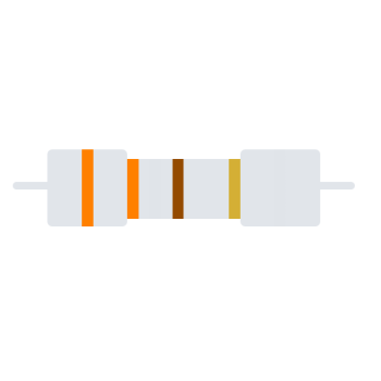Carbon-Resistor 1/4W 5% CR25-330E