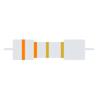 Carbon-Resistor 1/4W 5% 3E3
