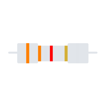 Carbon-Resistor 1/4W 5% CR25-3K3