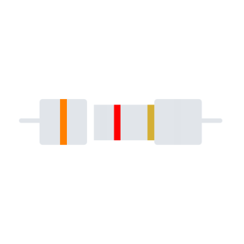 Carbon-Resistor 1/4W 5% 3K9